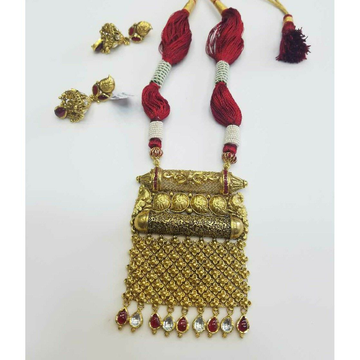 916 Gold Ladies Fusion Jadtar Jaisalmeri Bridal Ne...